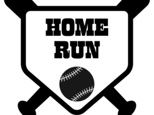 Baseball Home Run Decal