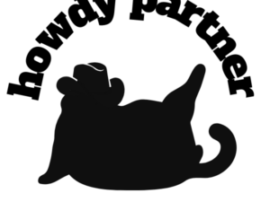 Cat with Cowboy Hat Decal