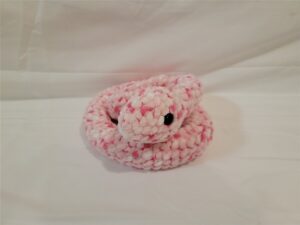 Handmade Crochet Snake Plush – 38" Long