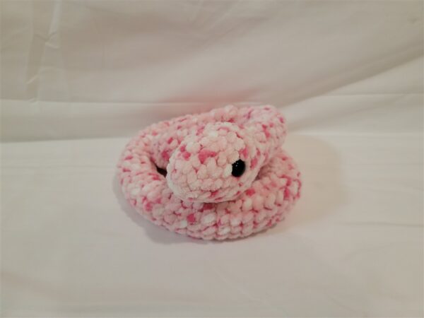 Handmade Crochet Snake Plush – 38" Long